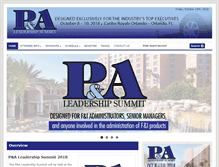 Tablet Screenshot of pa-leadershipsummit.com